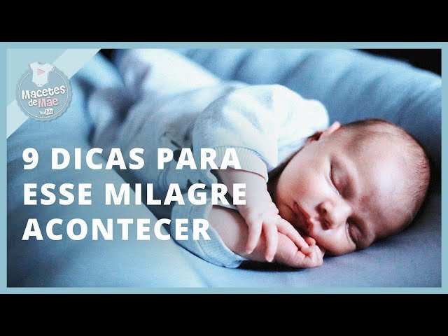 Dicas para fazer o bebê dormir a noite toda